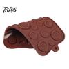 Handmade Candy Molds 19-Hole Silicone Button Molds, Three Sizes DIY Cake Decorating Tray, Dessert Flexible Easy Release Baking Gadgets for Chocolate