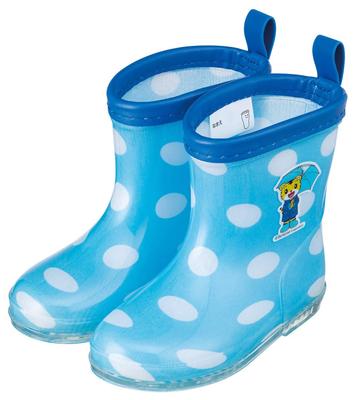 Skater Rain Boots Shoes Rubber Boots for Children Shimajiro Reflective Tape Included 14cm RIBT1