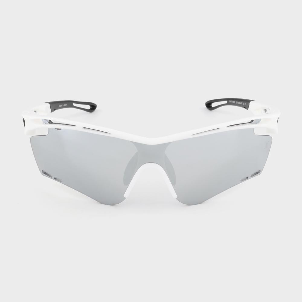 Banel Sports Sunglasses Uv Protection Vn7511Cs 105+ Prescription Clip Included White Gray