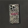 Transparent Square Back Tube Case Casing Protection For iPhone 15 Plus 13 12 11 14 Pro Max 16 ProMax Anti-Oxygen,Black Leopard Print Pattern