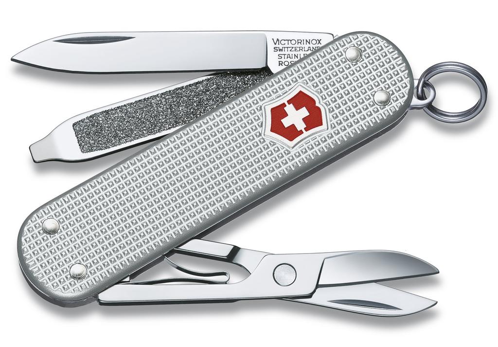 Victorinox Klasický švýcarský armádní nůž SD ALOX Multifunkční nůž Venkovní kempingové nůžky s plochým šroubovákem vybavený pilníkem na nehty