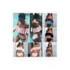 Elegant Women Bikini Push-up Ruffle Off Shoulder Swimwear Swimsuit Padded Bathing Suit