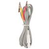 5PCS Clip Electrode Wire Portable Physical Therapy Electrode Wires Cable Clip for TENS Machine Grey