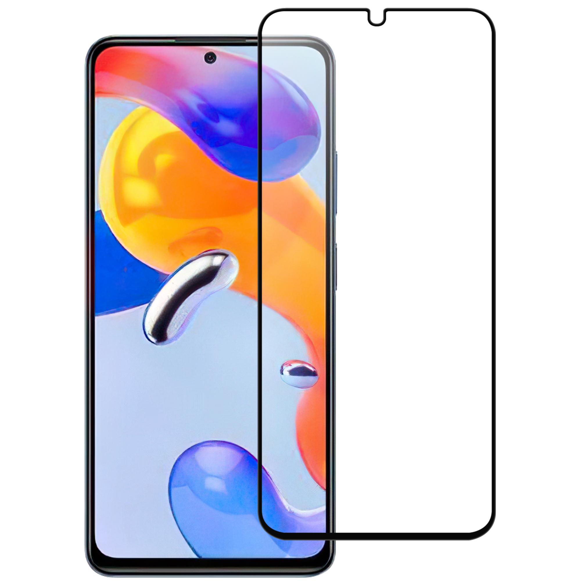 

For Xiaomi Poco C75 4G/Redmi 14R 5G/14C 4G AGC Glass Screen Protector Full Glue Black Edge Screen Film Type A