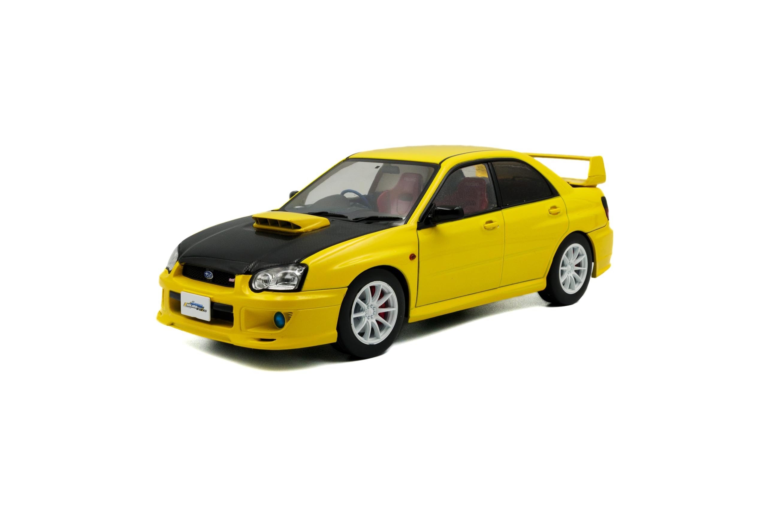 

SOLIDO Масштабная модель Subaru Impreza WRX STI Solid Works 2003 Готовая модель 1/18 (желтый) (S1812302)
