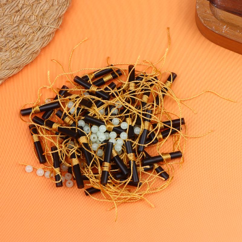 50Pcs Bobber Stops Slip Bobber Stop Bobber Stoppers For Fishing Line With Fishing Beads Saltwater/Freshwater Fishing Tackle