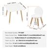 Kids Table and 2 Chairs Set, Toddler Table and Chair Set, Children Multi-Activity Table for Art, Craft, Reading, Learning