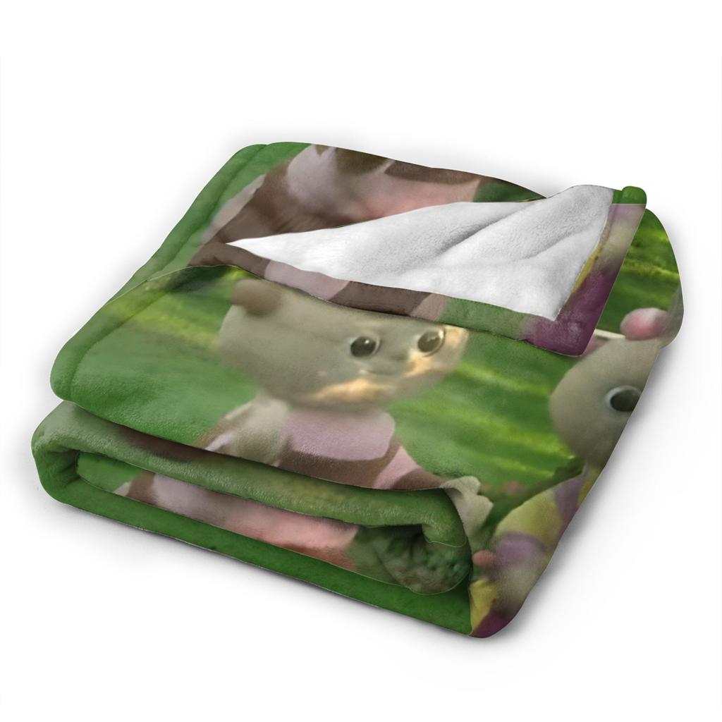 Manta Makka Pakka In the Night Garden de calidad, suave, para viajes de otoño, sofá cama, cómoda colcha.