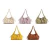 Casual Nylon Cloud Shoulder Bag Large Capacity Drawstring Cloud Tote Bag Portable Korean Ins Style Cloud Handbag Women