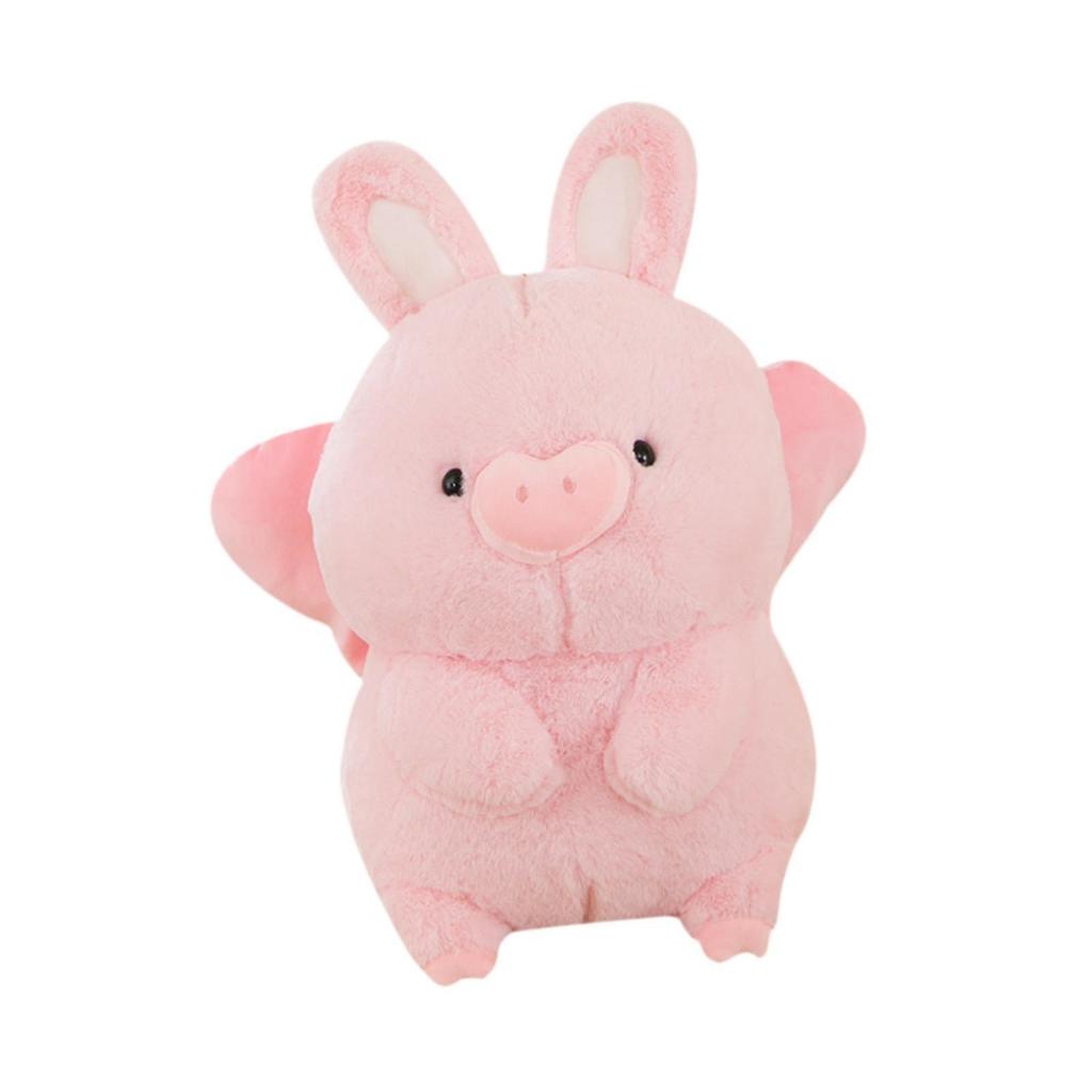 Cute Pig Stuffed Animal Pink 17.7" Plush Toy for Boys Girls Kids Girlfriend