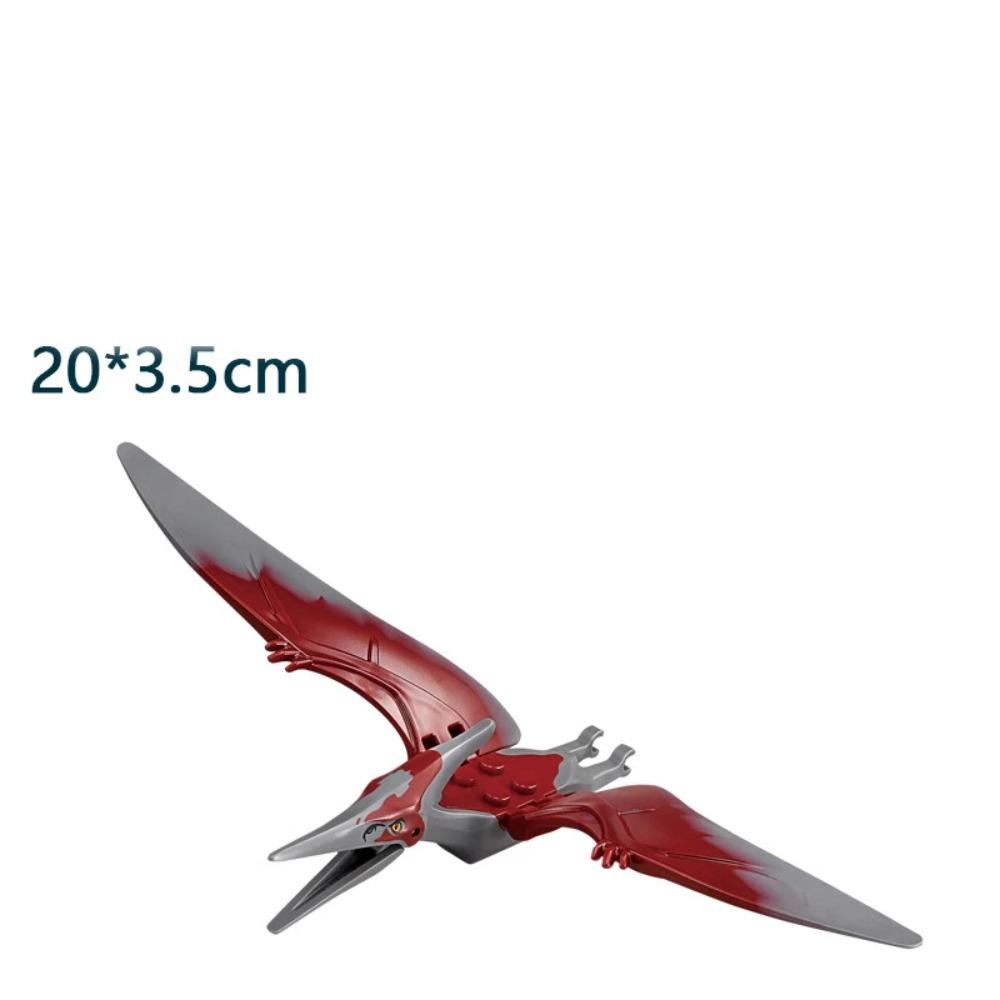 Jurassic Dinosaurier DIY Bausteine Velociraptor Velociraptor Rex Tyrannosaurus Pterosaurier Dilophosaurus Zubehör Steine Spielzeug