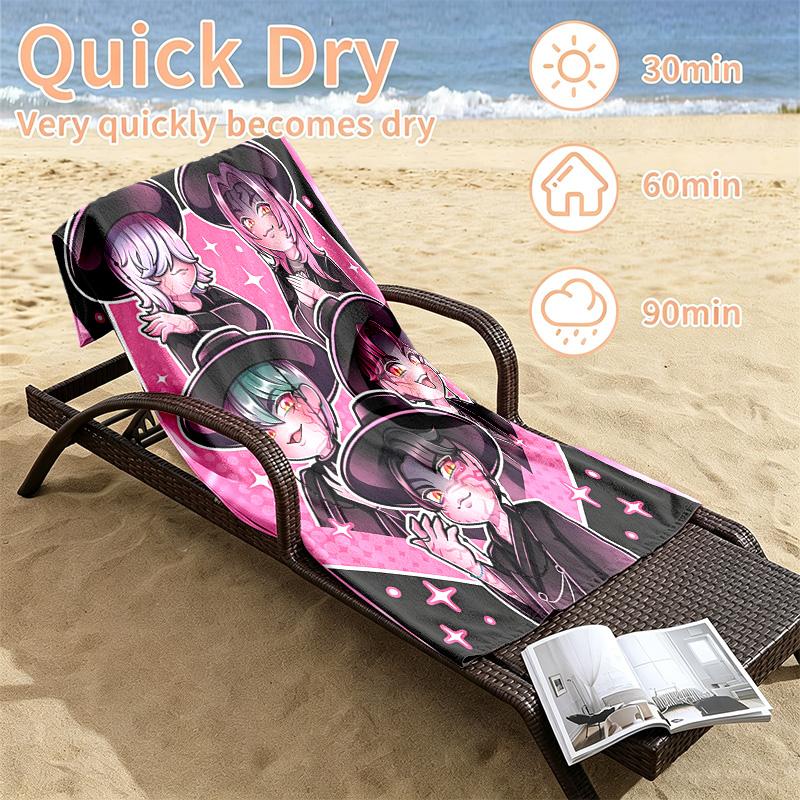 Kpop demon hunters Beach towels also serve as bath towels summer essential a musthave for the outdoors the beach and the pool