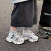 Kids Chunky Sneakers Breathable Mesh Upper Lightweight Casual Running Shoes Boys Girls Ages 4-16