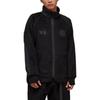 Y-3 FW22 Logo Patch Mixed Fabric Fleece Jacket Unisex Jacket Black HN1969