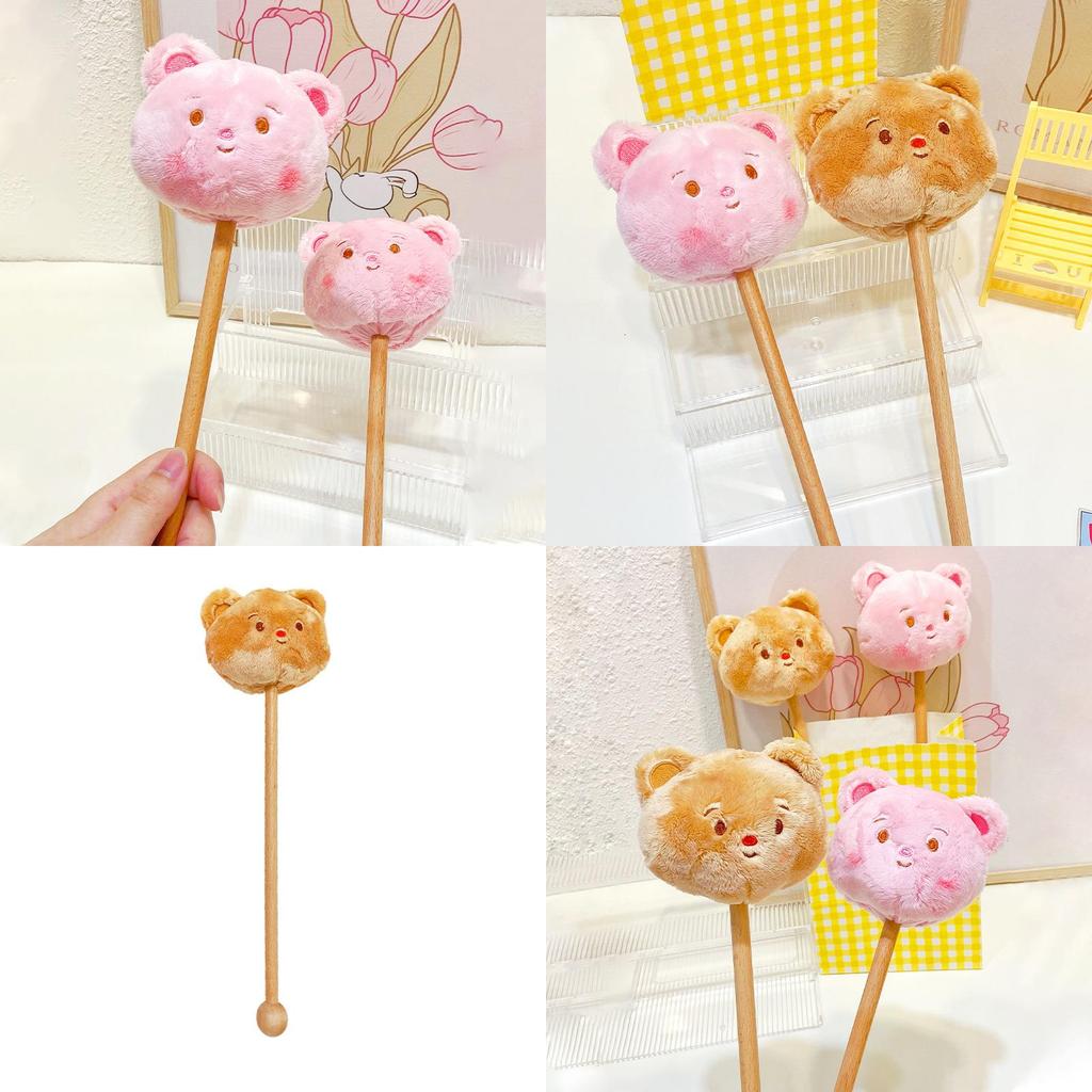 Kremowy Miś Pluszowy Młotek Masujący Z Miękkiego Pluszu Dla Dzieci I Dorosłych