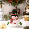 Cartoon Christmas Snowman Doll Toys Snowflake Luminous Snowman Ornament  New Year Gift