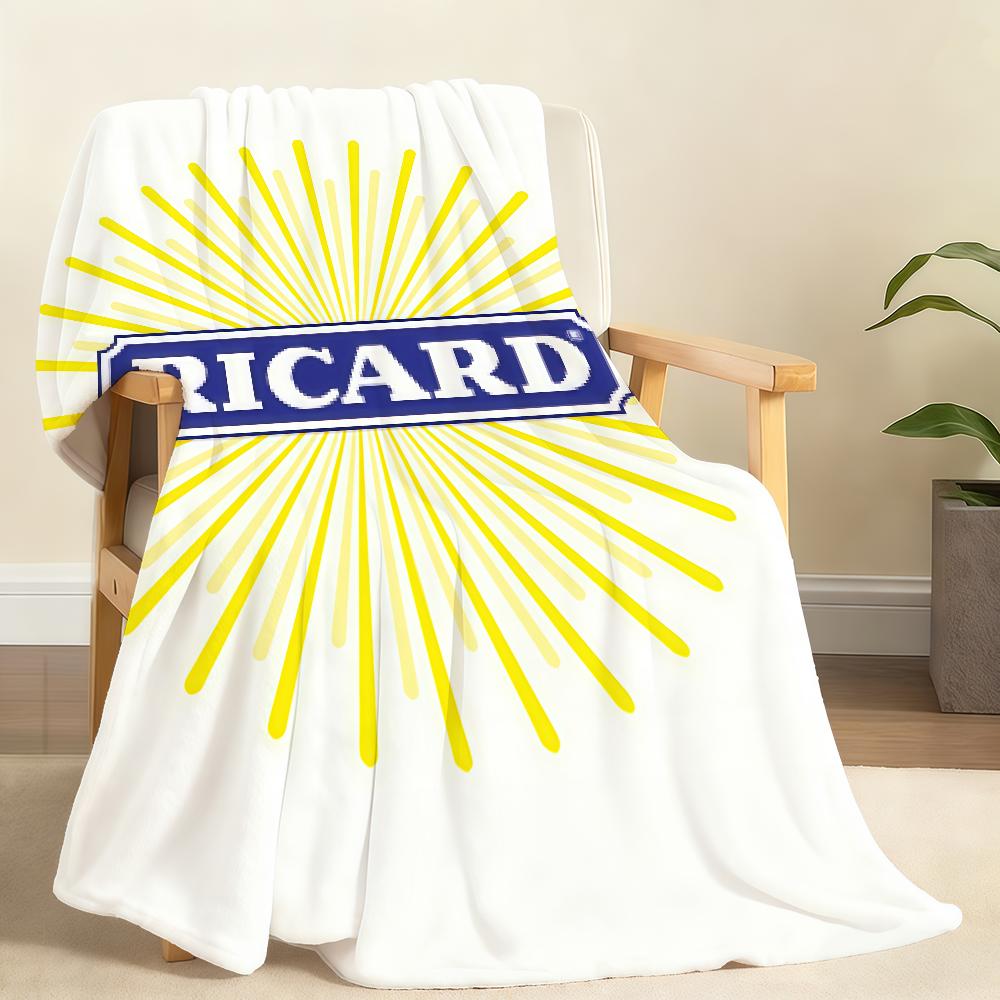 Energetic Interesting R Ricard S Blanket Soft Throw Blanket for Home Bedroom Bed Sofa Picnic Travel Office RestCover BlanketGift