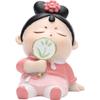 4pcs Creative Office Desktop Cute Palace Maid Decoration Ornaments Palace Grid Car Supplies Cartoon Dolls Decompression Ornament