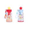 Water bottle creative cartoon straw cup tea separation high temperature resistant plastic cup students go to school portable cup