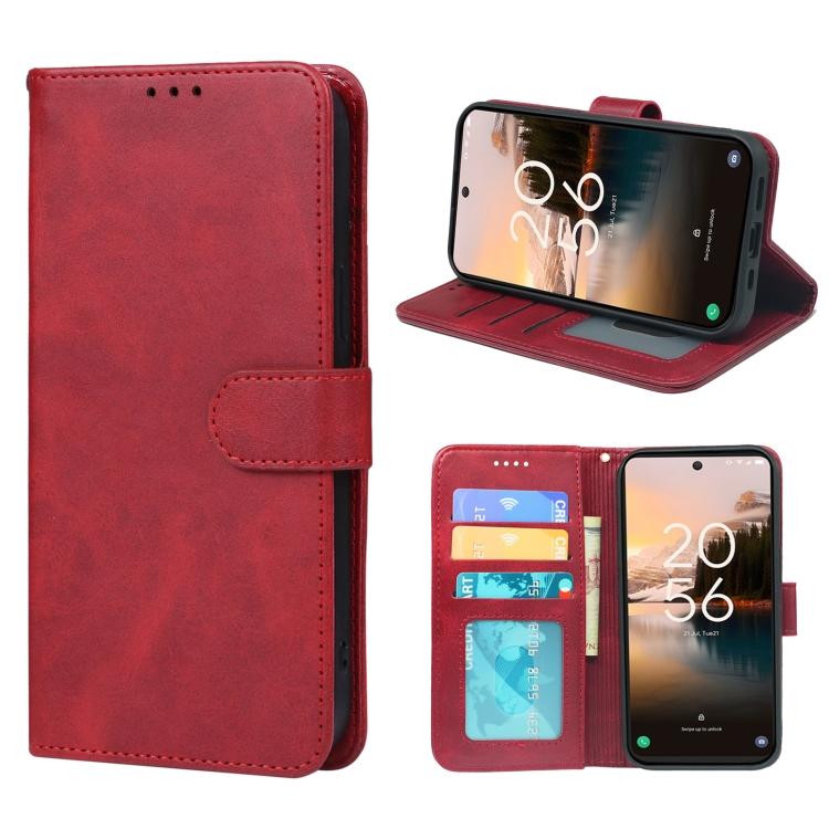 

Leather Phone Case For TCL 50 XL Nxtpaper синій