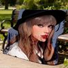 1pc Taylor Swift Outdoor Flannel Blanket, Cozy & Warm Soft Te Playful Design, Napping Camping,