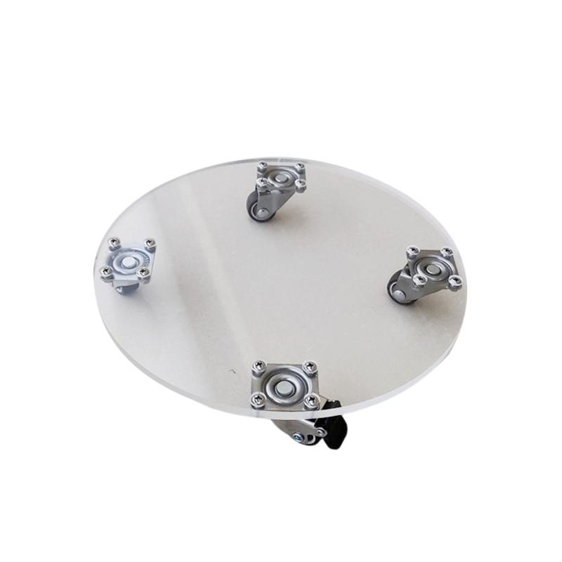 Supporto Robusto per Piante con Ruote Supporto per Piante a Ruote Quadrato Supporto per Piante in Metallo Adatto per Interni Esterni