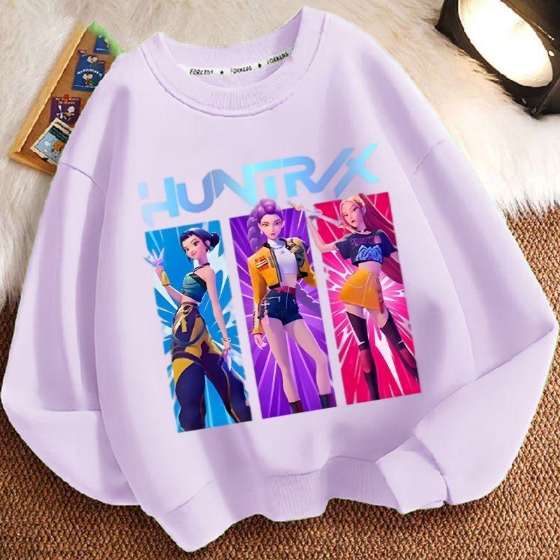 Kinder Hexenjagd Team Rundhals-Hoodie, Frühling und Herbst Jungen und Mädchen Langarm Freizeitjacke