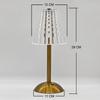 Table Lamp Bedroom, Bedside Lamp Light Luxury Diamond Crystal Lamp High-end Atmosphere Lamp Charging Touch Small Night Lamp