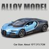 1:32 Tourbillon Atlantic Model Car Toy Openable Hood Exquisite Interior Vehicles Models Sound Light Supercar Collectible Item