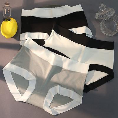 Sous-vêtements pour femmes en coton, culottes simples à motif météo, couleur unie, taille moyenne, entrejambe en coton