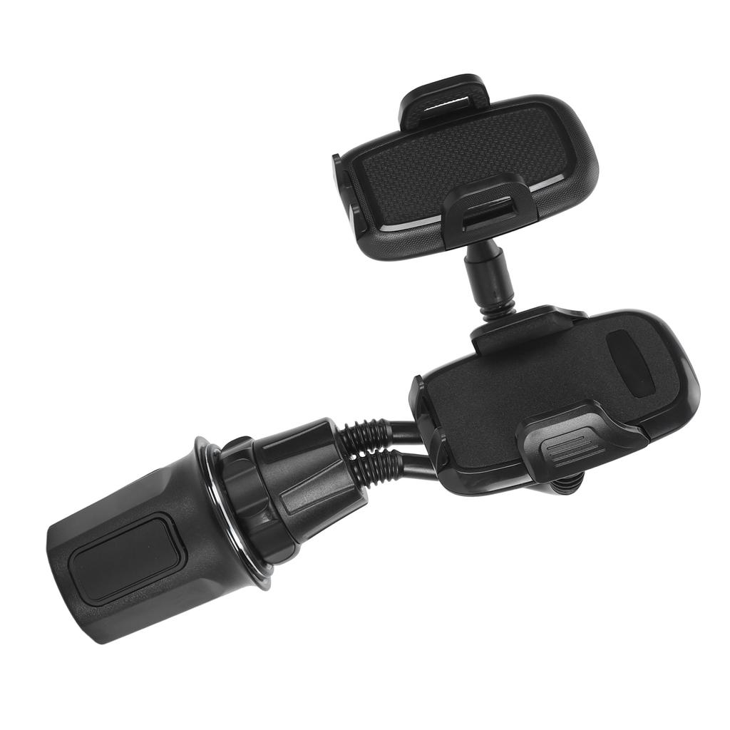 Duální držák na telefon do držáku na nápoje v autě Držák na telefon do držáku na nápoje Otočný o 360 stupňů Držák na telefon do auta Husí krk pro chytré telefony
