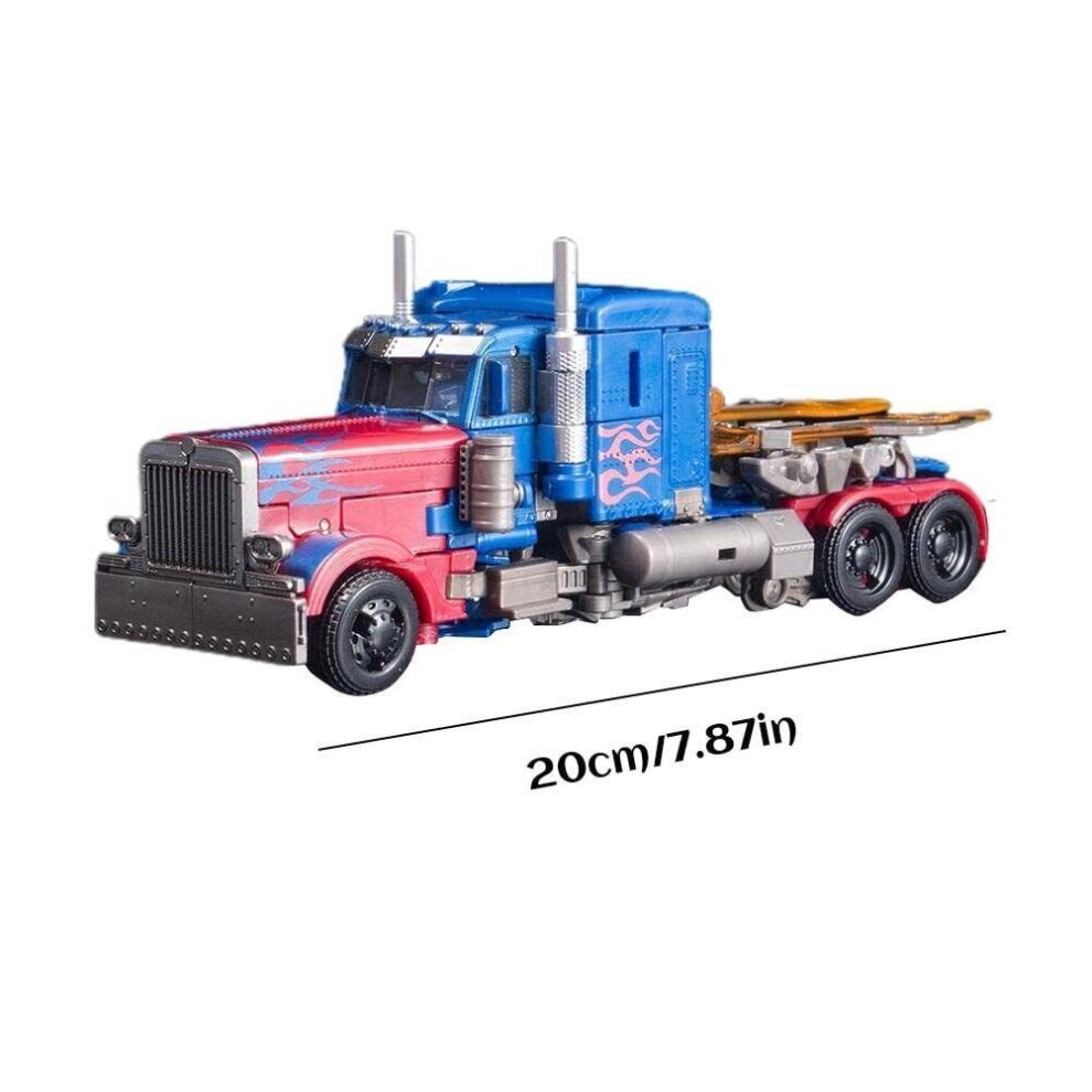 2-in-1 Transformer Car Toy - Alloy + ABS, Transformable Robot & Vehicle, Realistic Head, 17.5cm, Gift for Teens 14+