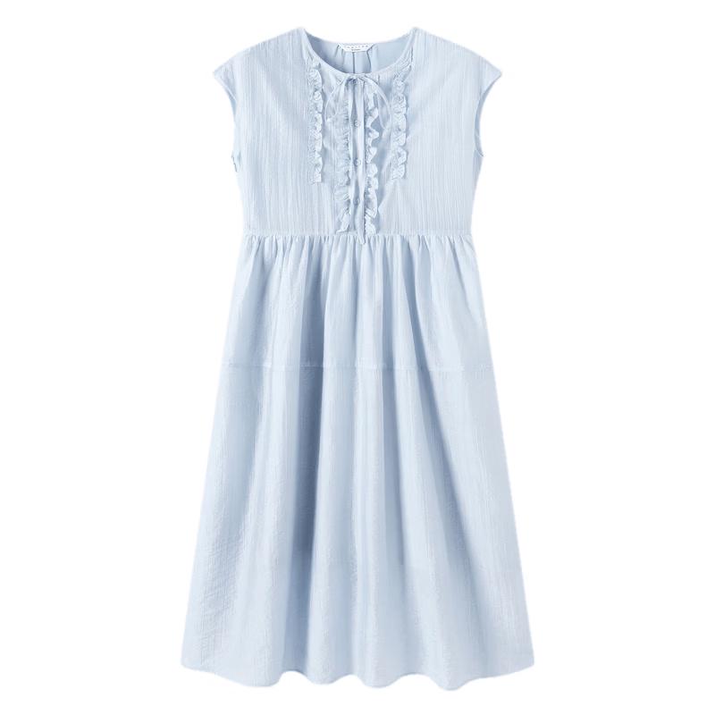 TonLion Women s Pleated Sleeveless Maxi Dress L