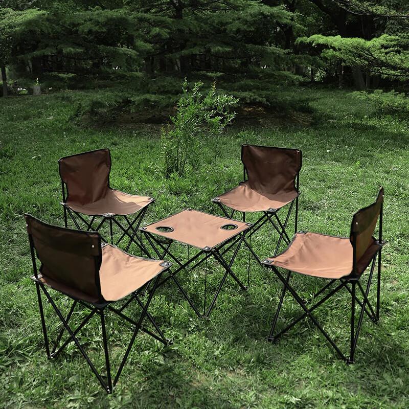Outdoor Camping Folding Table and Chair Set