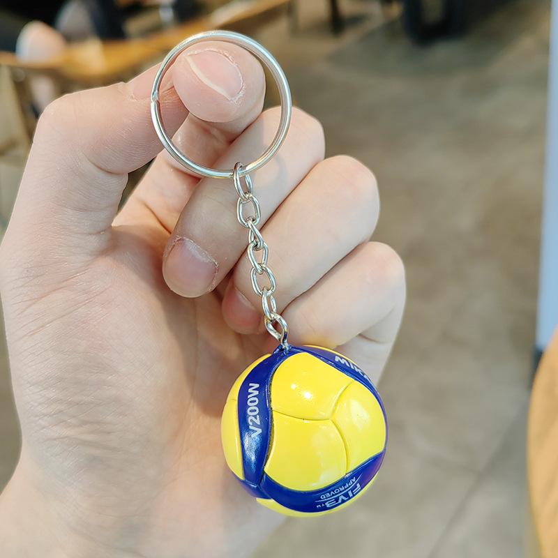 Exquisite Volleyball Keychain: Sports Meeting Souvenir & Student Gift Standard