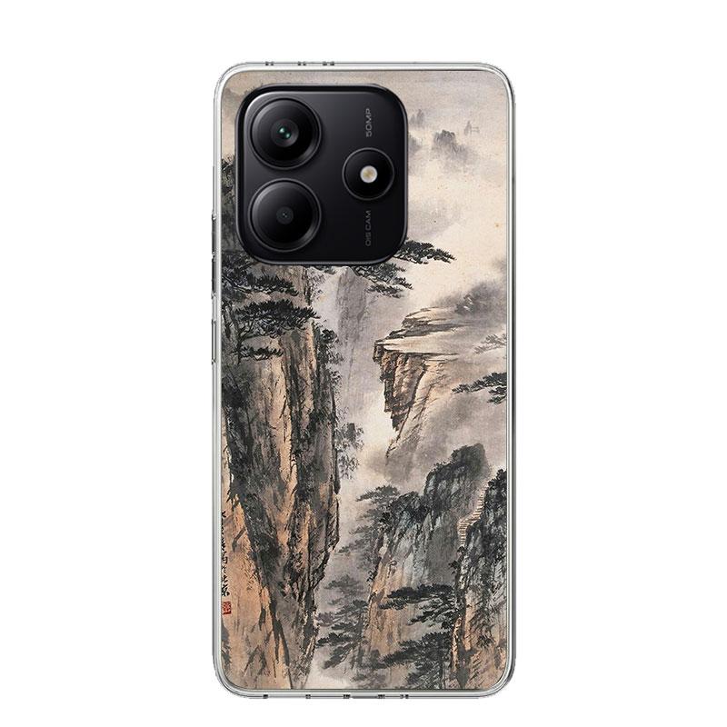 Chinese Style ink Painting Art Phone Case For Xiaomi Redmi Note 15 14 13 12S 12 Pro Plus 11S 11E 11 11T 10S 10 Art Soft Pattern