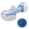 Kids Play Tents Pop Up Toddlers Playhouses with Crawl Tunnels Basketball Hoops for Indoor Outdoor Use