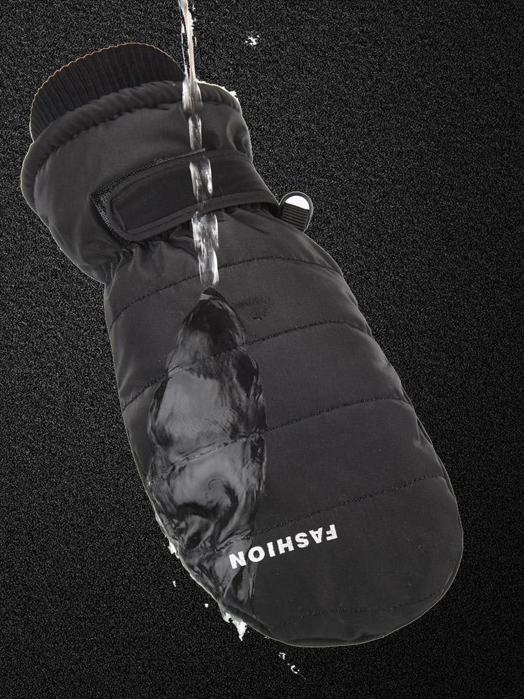 Winter Warm Ski Gloves Waterproof Anti Slip Windproof Thermal Fleece Lining Snow Gloves for Outdoor Sports Anti-skid Mittens