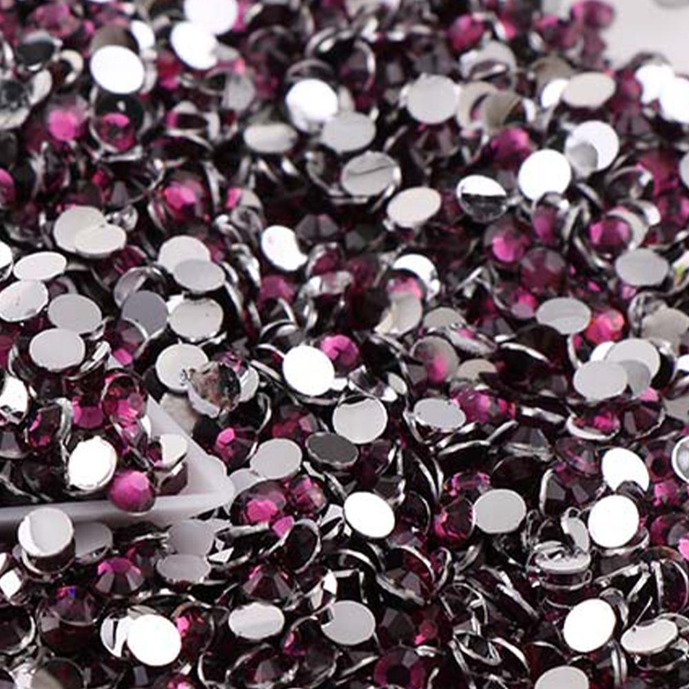 1000pcs Non Hot Fix Rhinestones 2/3/4mm Round Resin Flatback Crystal Rhinestone DIY Nail Art Jewelry Garment Decorations Glue On