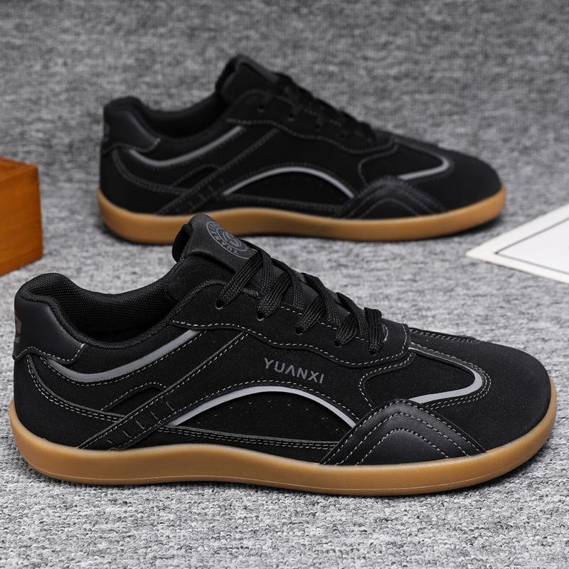 

Blocked Men s Shoes Autumn New Style Trendy Versatile Men s Outdoor Leisure Sports New Autumn Sports Fashion Wearing Essential 44 чёрный