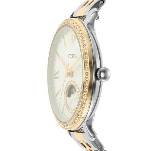 Fossil JACQUELINE ES5166 Women's Watch, Silver & Gold