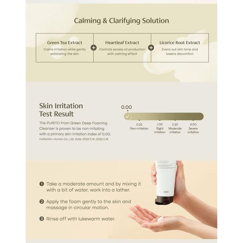 Purito SEOUL - From Green Deep Foaming Cleanser