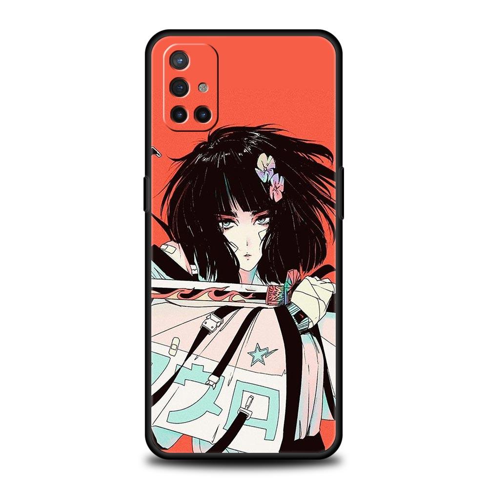 Japanese Style Anime Girl For OnePlus 10 Pro 9 8T 8 Nord N10 7 7T 9R Phone Case For 1+ Nord 2T CE 2 N100 N200 Z 5G Soft Cover