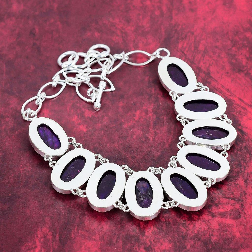 Amazing Pink Flash Labradorite Gemstone Necklace Jewelry, 925 Solid Sterling Silver Necklace, Gift For Women Handmade Necklace