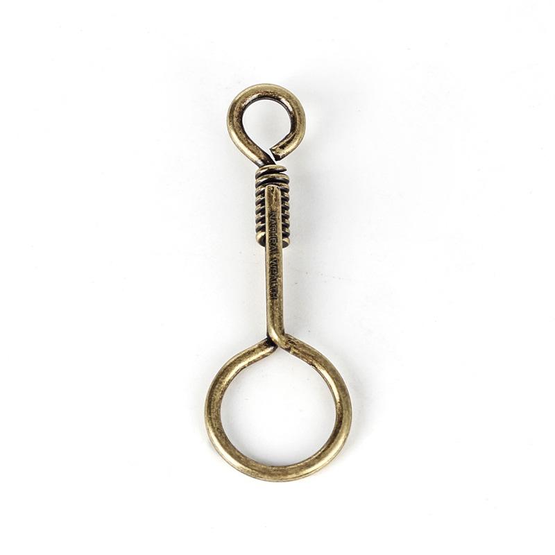 

Модный ретро минималистичный металлический брелок: Универсальный модный аксессуар унисекс