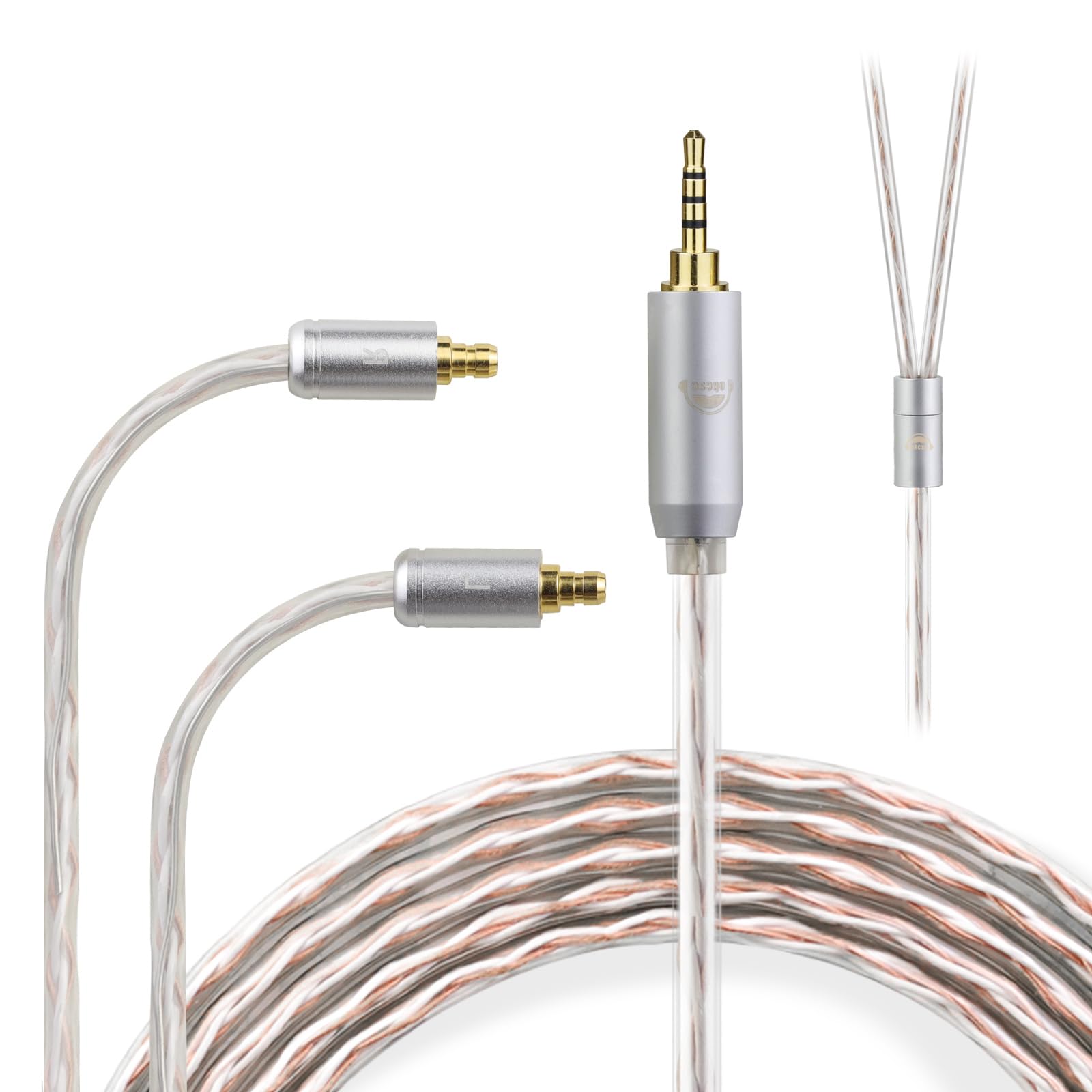 

okcsc JBX Recable IE400pro IE PRO Earphone Cable For For SENNHEISER Compatible with IE100pro OFC Length Earphones/Headphones IE500pro, IE400pro,