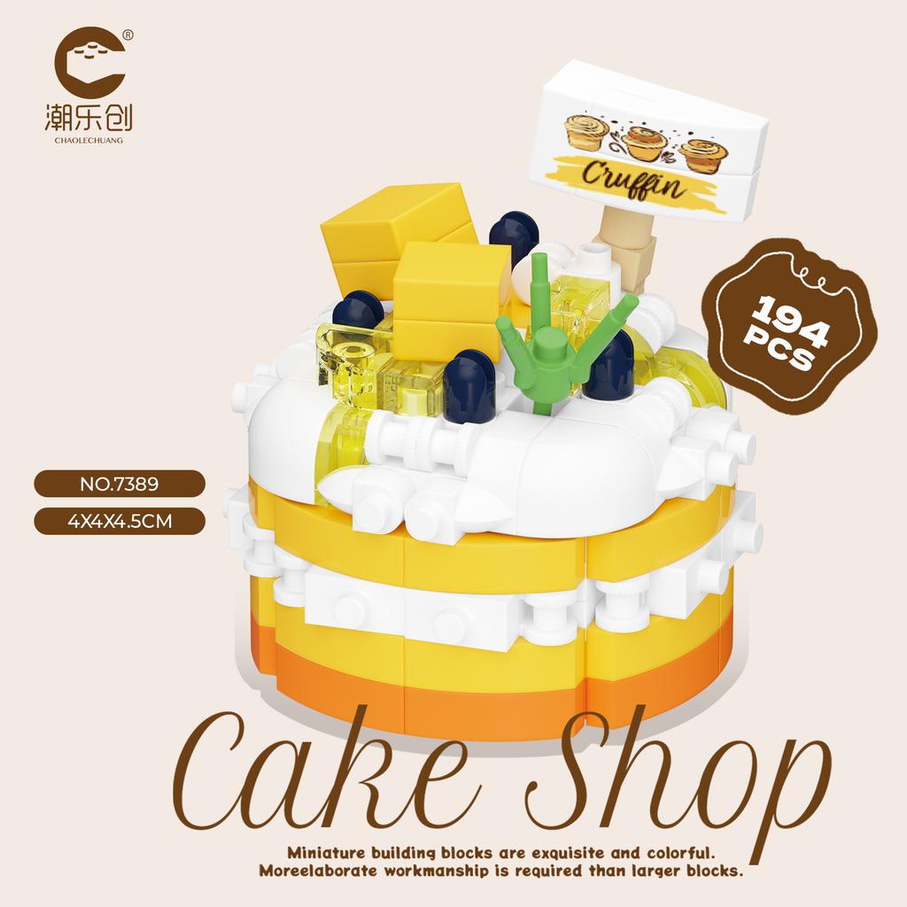 Creative Building Blocks, Birthday Cake Dessert, Party Building Blocks, Girl's Birthday Gift, Birthday Cake Building Blocks