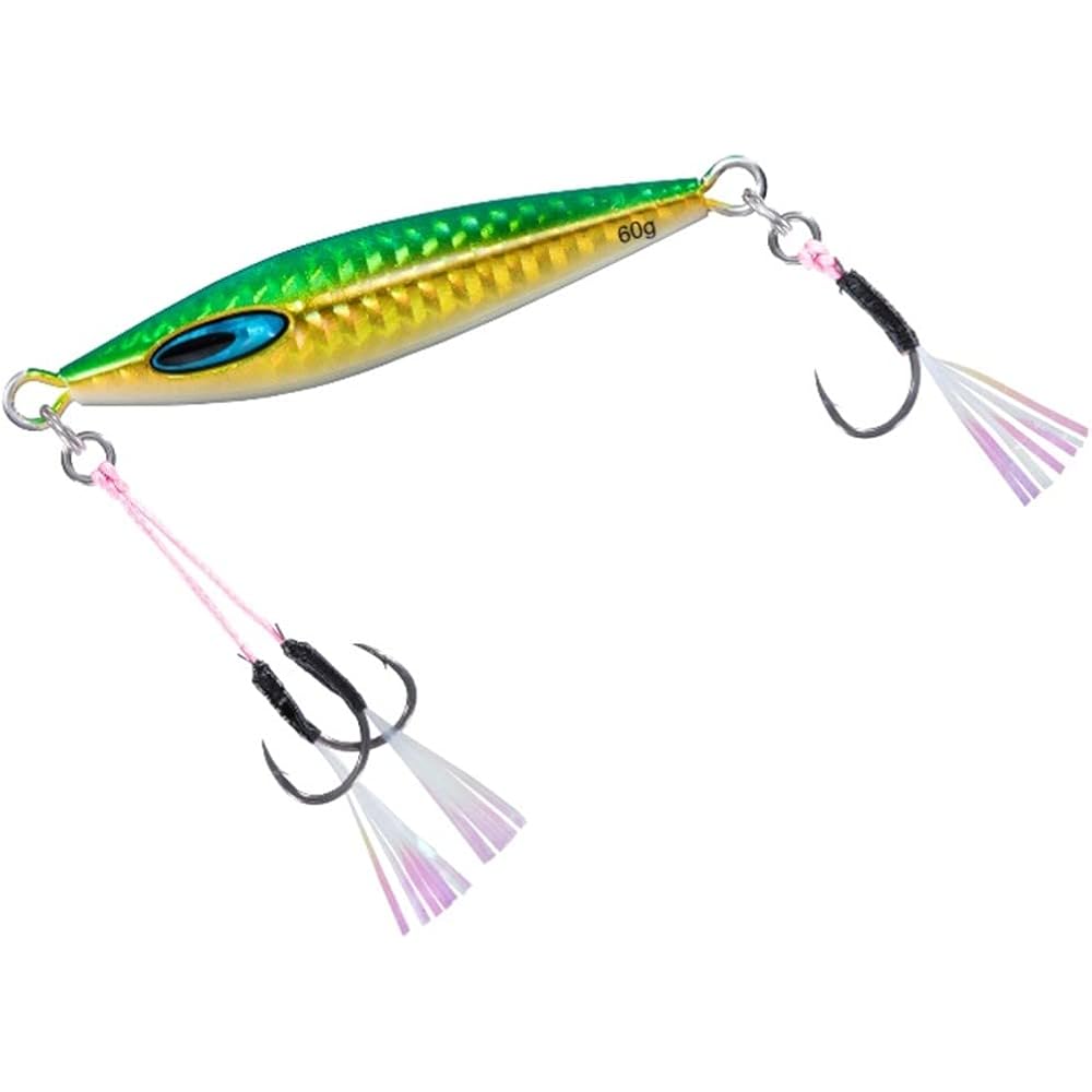 Daiwa Saltiga FK Jig TG SLJ 60g PH Green Gold Glow Berry Fishing Tackle