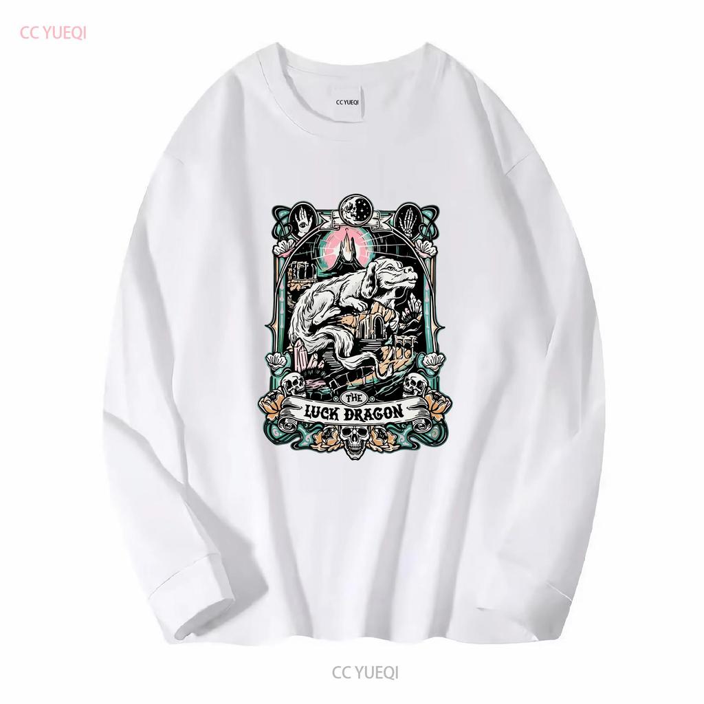 Neverending Story Luck Dragon T Shirt 80's Movie Fantasy Falcor Long or Short Sleeves Vintage Washed Homme Stylish Casual