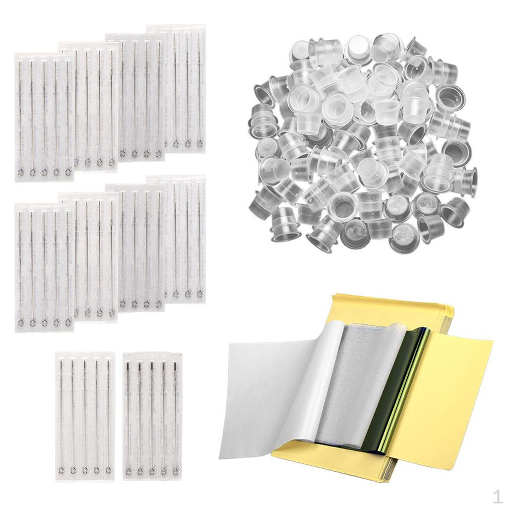 

50 шт. трансферная бумага, набор микроигл со смешанными иглами 3RL 7RL 5RS 7RS 9RS 7M1